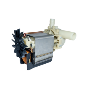 Eletrobomba circulação para máquinas com 2 saídas, equipamentos e lava louça compatível com Brastemp, Enxuta, Consul, Semmer, antigas - Transoni